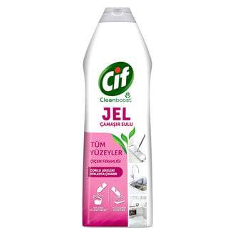Cif Jel Yüzey Temizleyici Cleanboost Tüm Yüzeyler İçin Leke Çıkarıcı Çamaşır Sulu Çiçek Ferahlığı 750 ML thumbnail