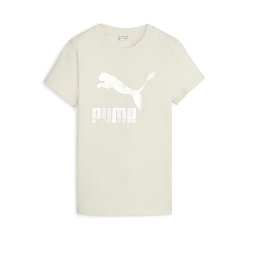Classics Shiny Logo Kadın Siyah Günlük Stil T-Shirt 62559701