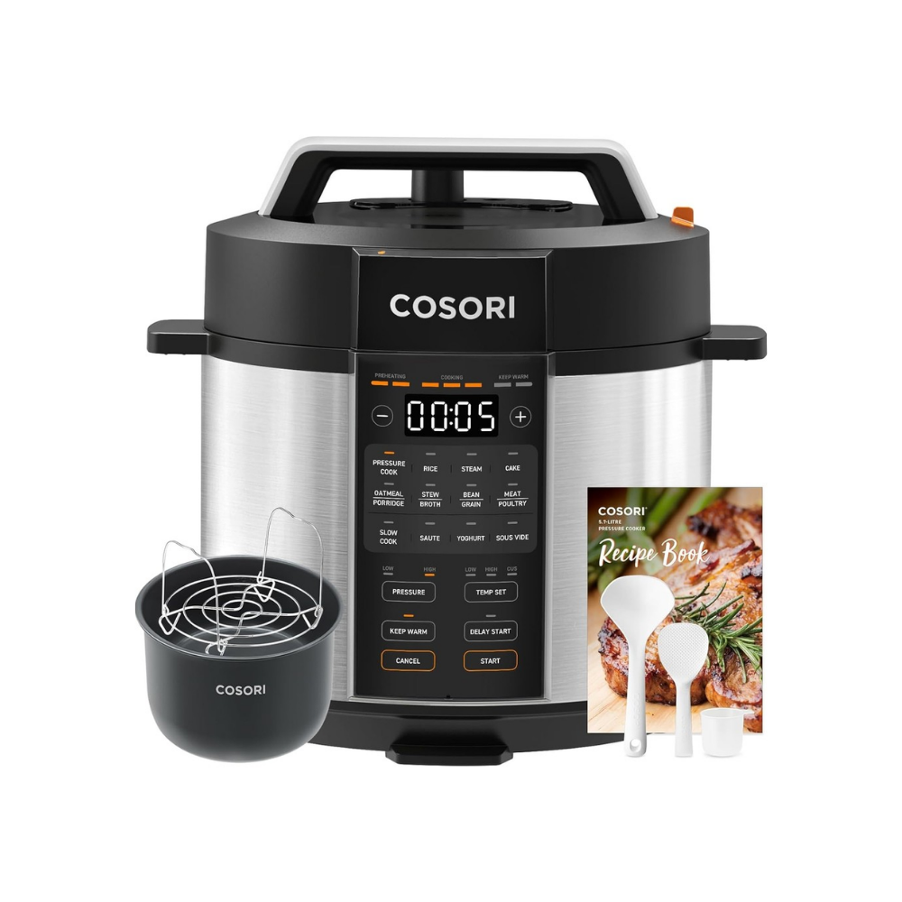 Cosori Düdüklü Tencere 9'u 1 Arada 14 Fonksiyonlu Çoklu Pişirici 5,7 L Düdüklü Tencere