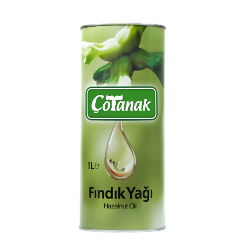 Çotanak Fındık Yağı 1 L Teneke