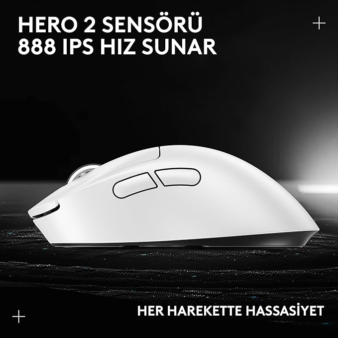 Logitech G PRO X SUPERLIGHT 2 DEX LIGHTSPEED Kablosuz Oyuncu Faresi