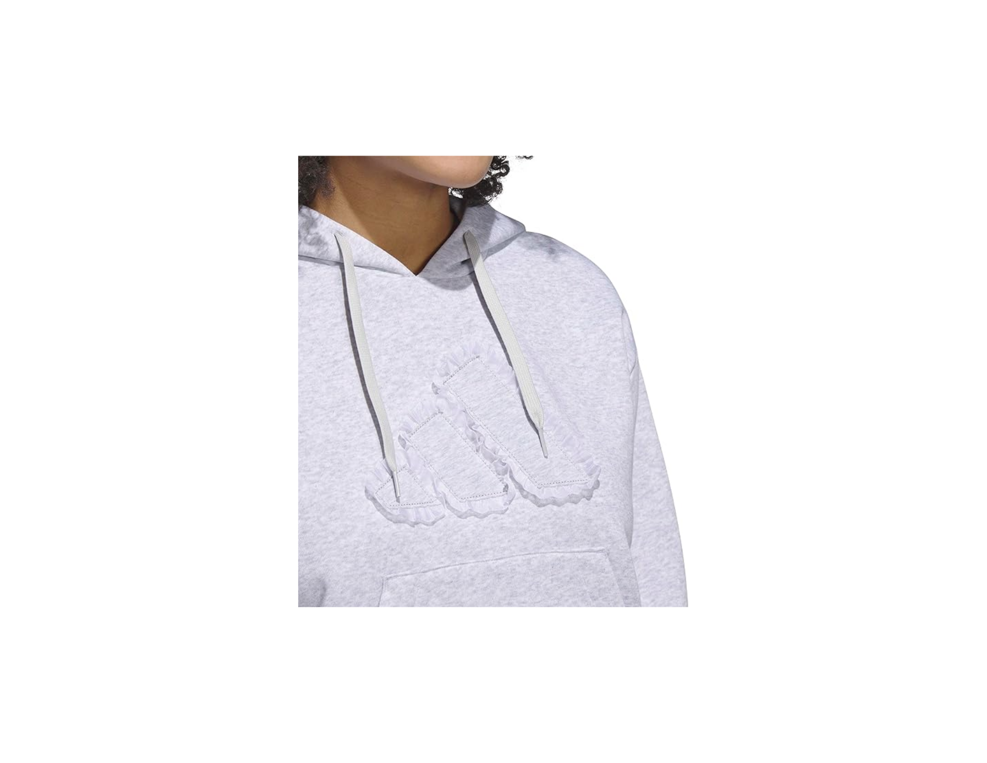 Adidas W CO Ruff HD Grafik Baskılı Kapüşonlu Sweatshirt Kadın
