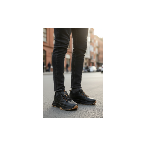 Kinetix Strong PU 5PR Siyah Erkek Sneaker