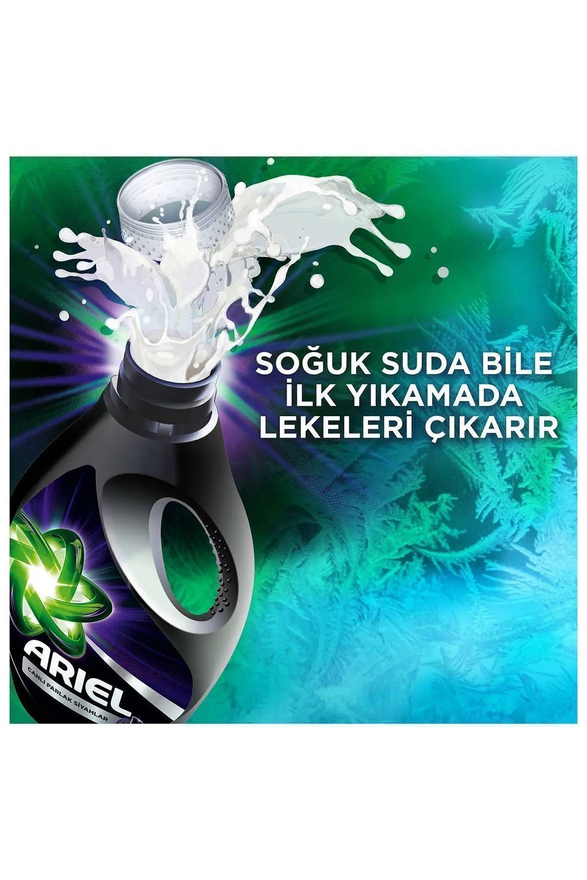Ariel Canlı Parlak Siyahlar Sıvı Çamaşır Deterjanı 44 Yıkama 2,2 L