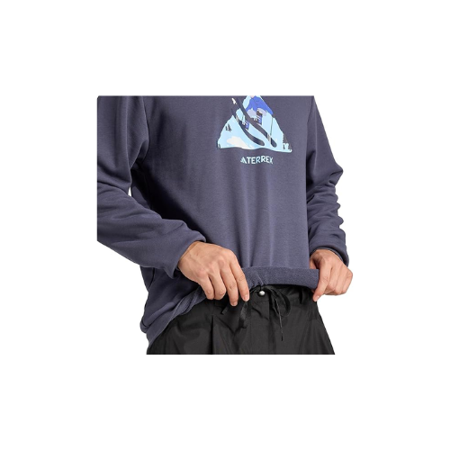 Adidas Snow Crew Grafik Baskılı Uzun Kollu Sweatshirt Üniseks Yetişkin