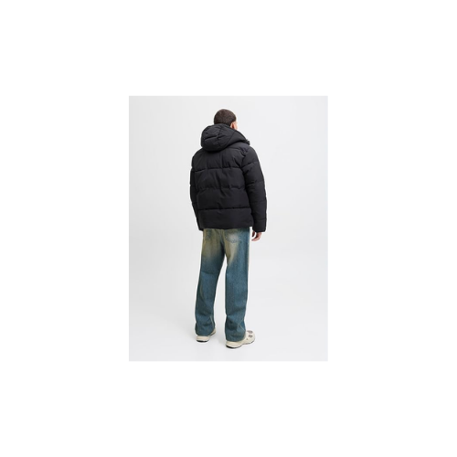 Jack & Jones Jjeowen Puffer Sn Erkek Mont/Ceket Black Siyah