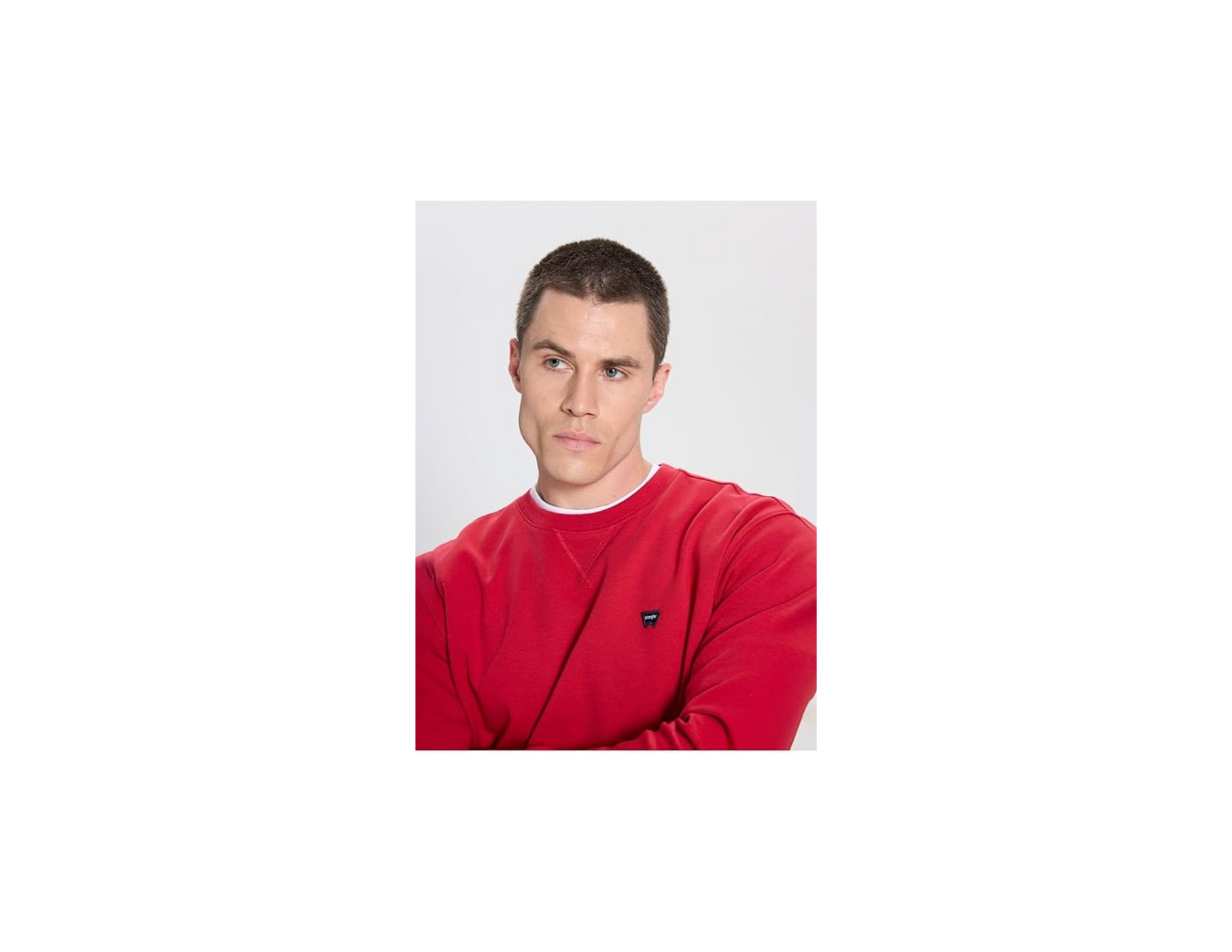 Wrangler Regular Fit Small Logo Sweatshirt Erkek Sweatshirt