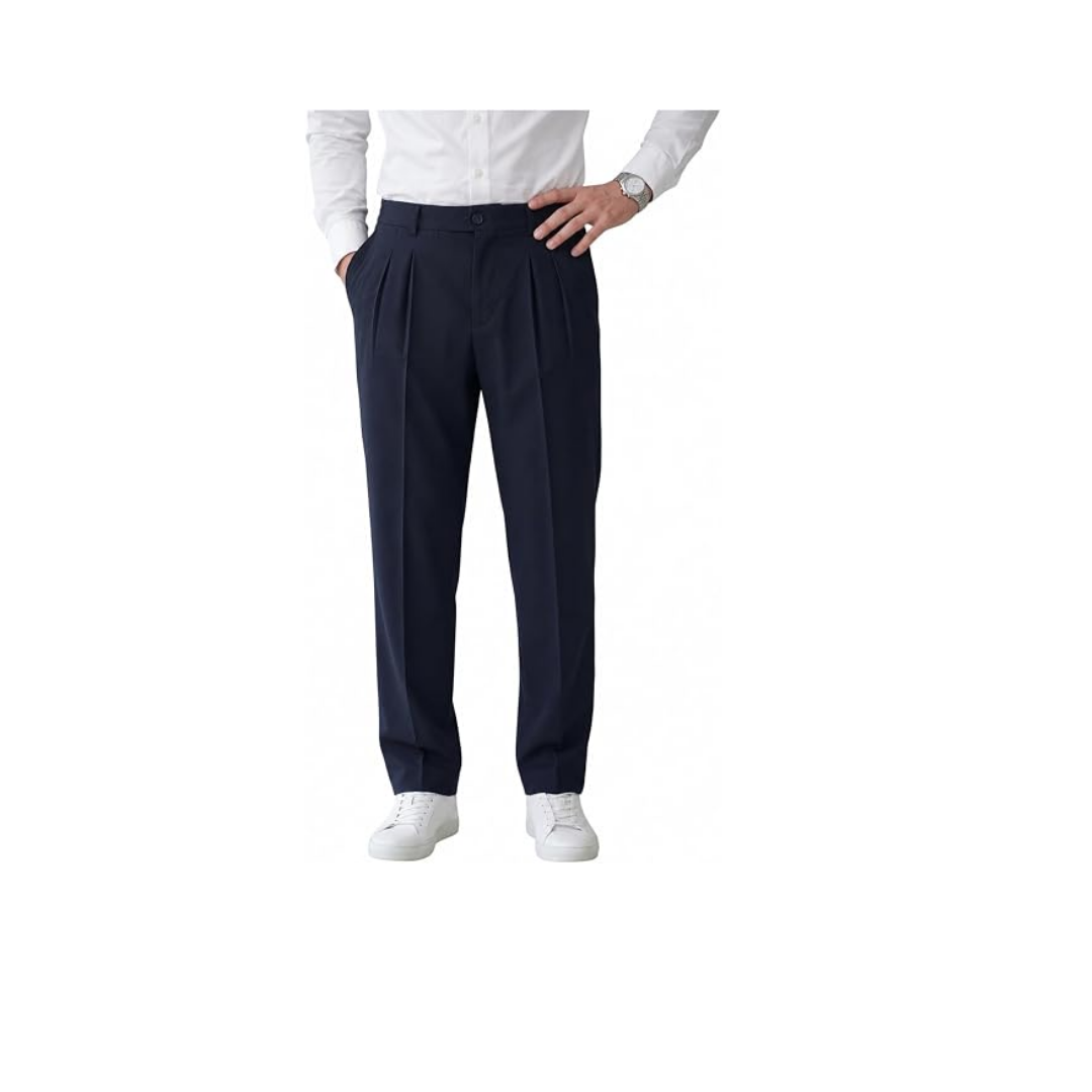 DeepSEA Baggy Fit Pileli Kumaş Pantolon – Likralı, Beli Lastikli Rahat Kesim Erkek Pantolon 2600920