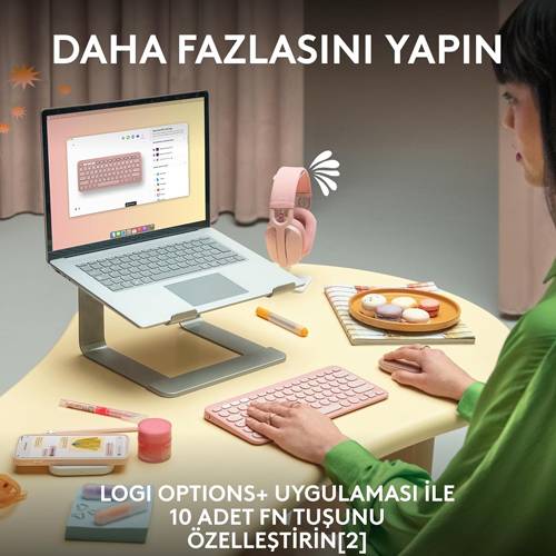 Logitech Pebble Keys 2 K380S Türkçe Q Kablosuz Klavye