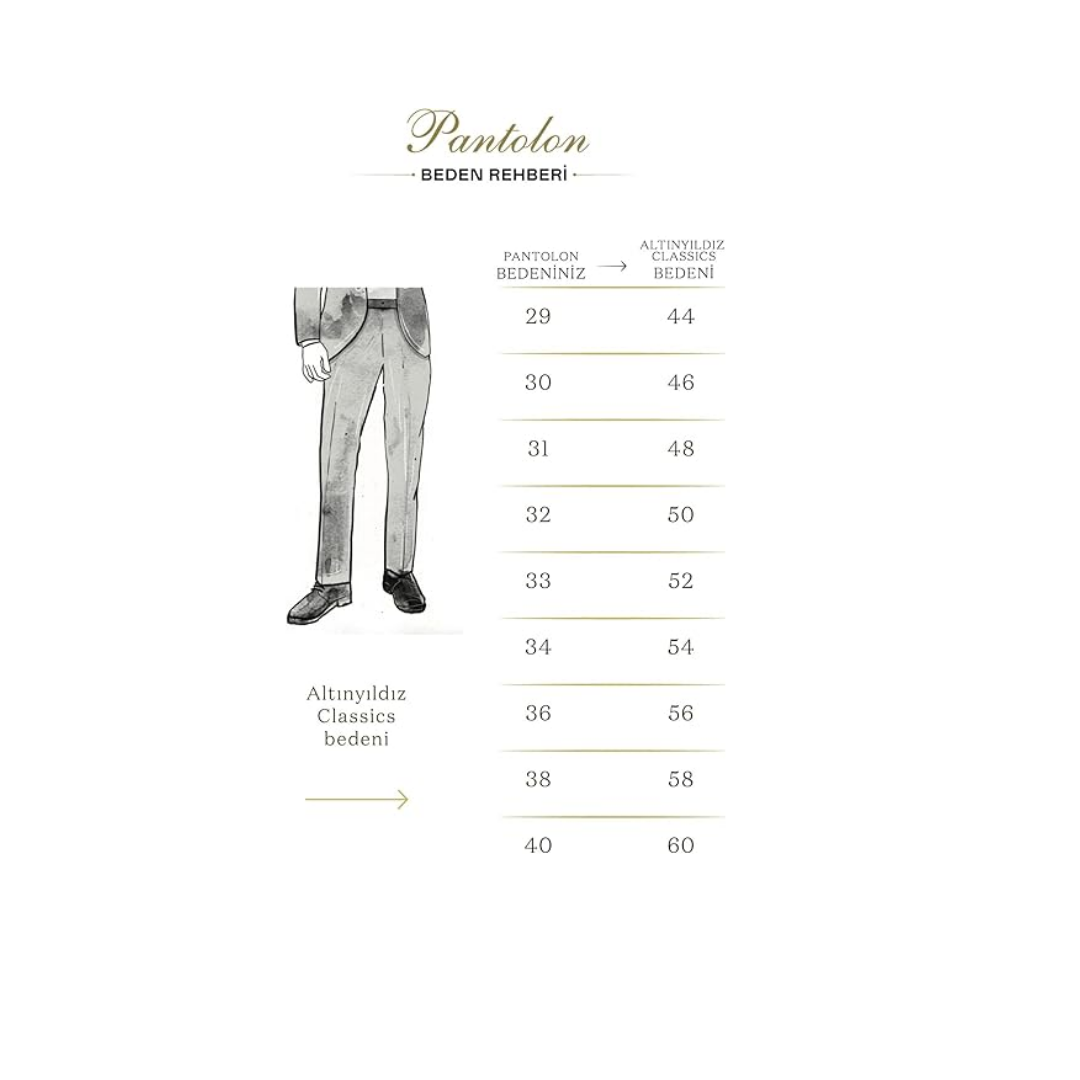 AC&Co/Altınyıldız Classics Slim Fit Dar Kesim 5 Cep Pamuklu Esnek Chino Pantolon