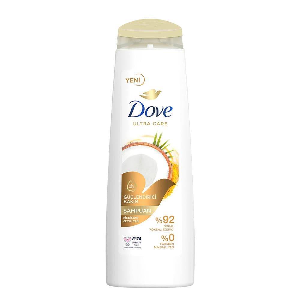 Dove Ultra Care Saç Bakım Şampuanı Güçlendirici Bakım Hindistan Cevizi Yağı