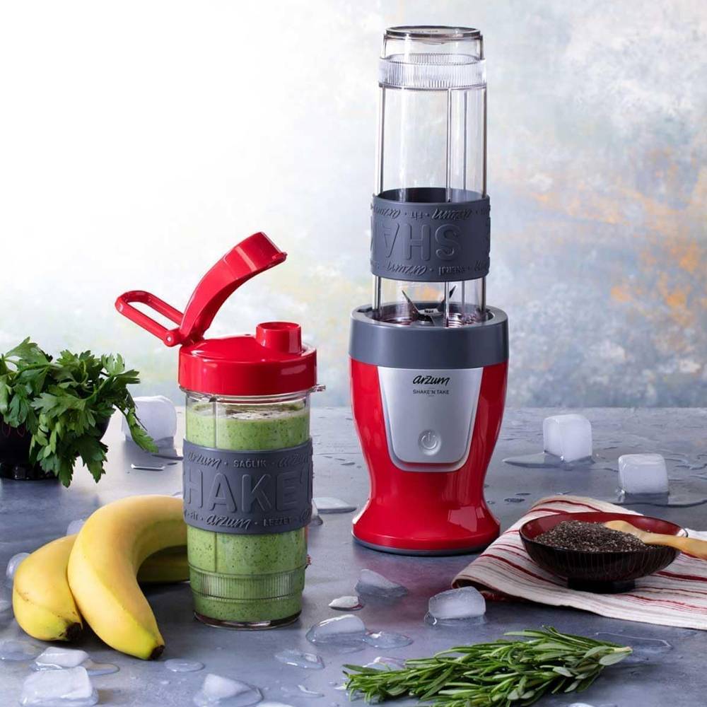 Arzum AR1032 Shake’N Take Kişisel Blender – Kırmızı
