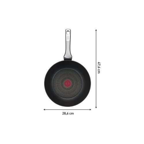 Tefal Titanyum 6X UnlimitedOne 28 Cm İndüksiyon Tabanlı Wok Tava