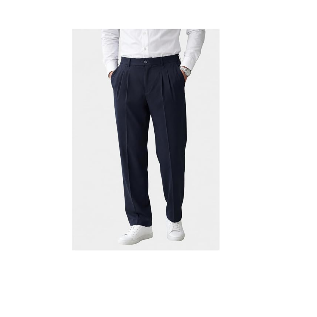 DeepSEA Baggy Fit Pileli Kumaş Pantolon – Likralı, Beli Lastikli Rahat Kesim Erkek Pantolon 2600920