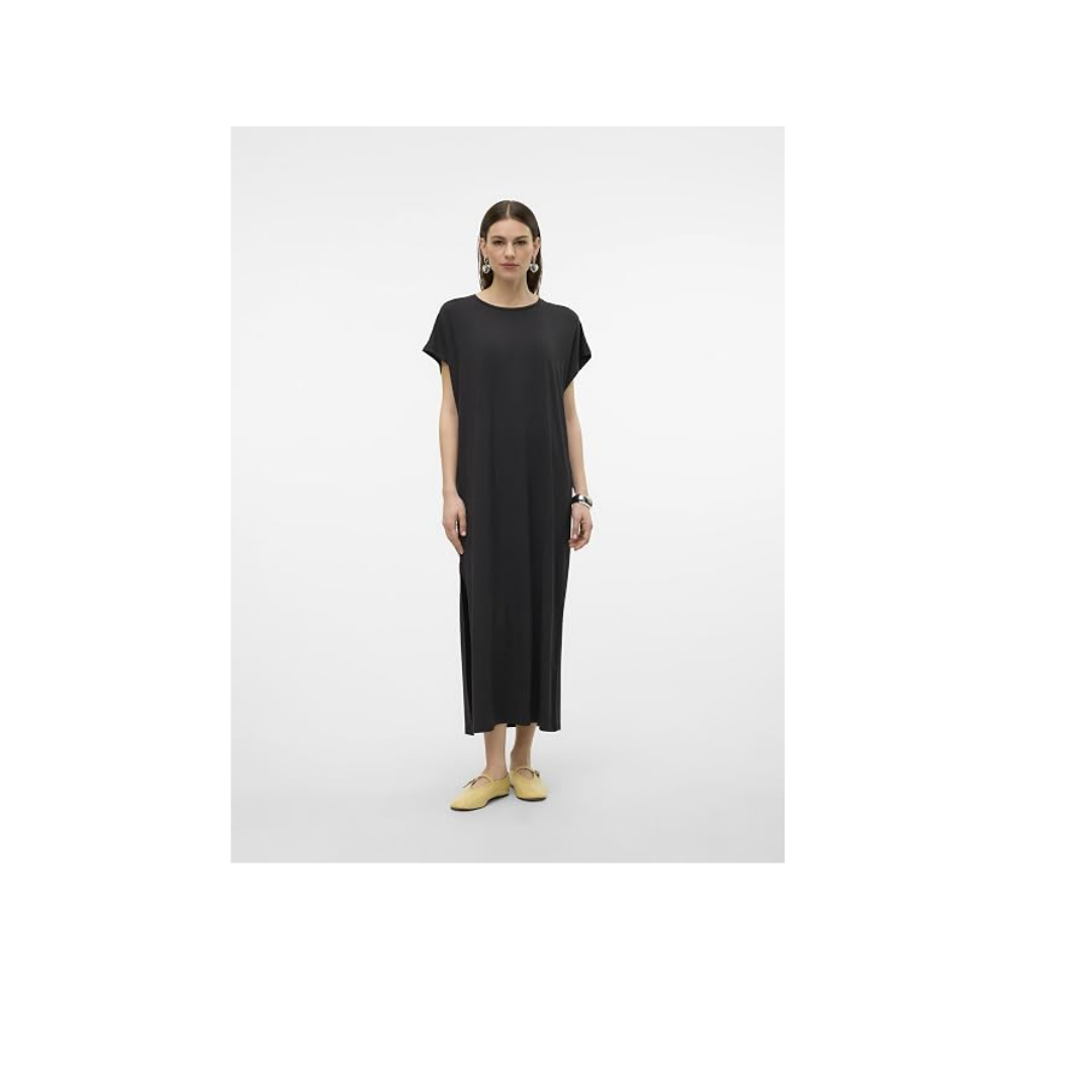 VERO MODA VMSINI SMART SS O-NECK 7/8 DRESS VMA Elbise Kadın