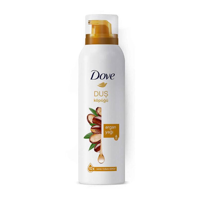 Dove Duş Köpüğü Argan Yağı 10x Yoğun Köpük 200 ml X 3 Adet
