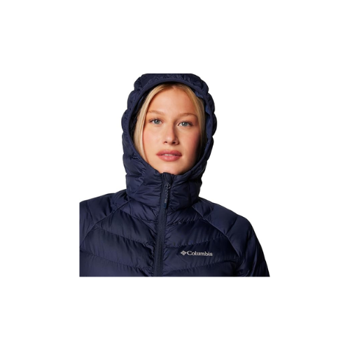 Columbia Powder Lite II Kapüşonlu Kadın Mont Larcivert