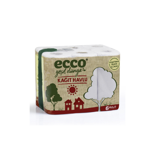 Ecco Yeşil Dünya Havlu 6'lı