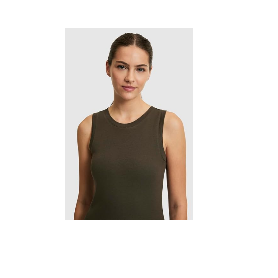 U.S. Polo Assn. Kadın Koyu Haki Tişört Basic 50323534-VR111