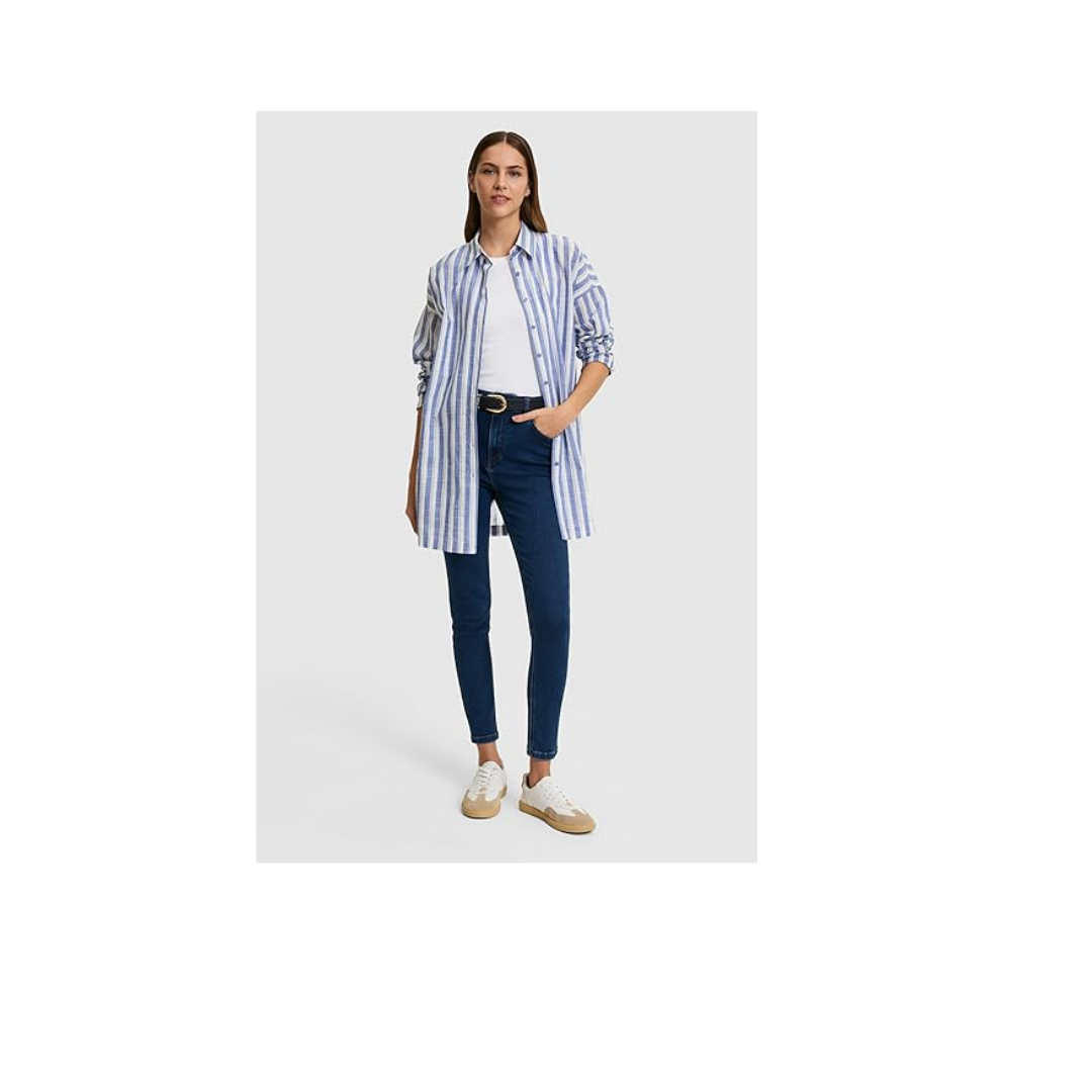U.S. Polo Assn. Kadın İndigo Tunik 50324620-VR028