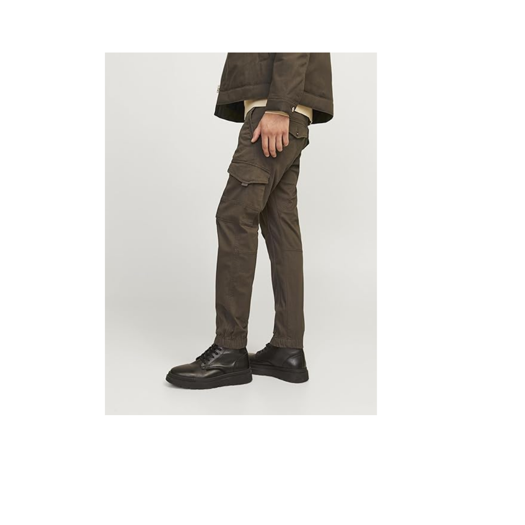 JACK & JONES Kargo Pantolon Lastikli Paça Dar Kesim, 12139912