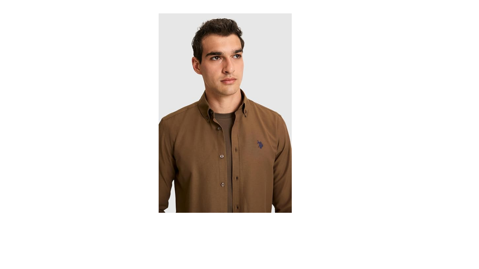 U.S. Polo Assn. Erkek Kahverengi Gömlek Basic 50324708-VR029