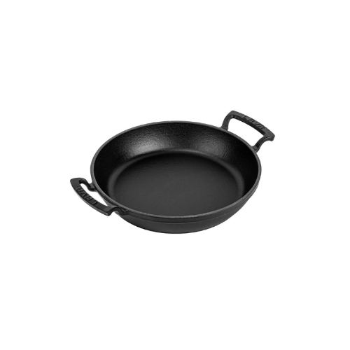 Lava Döküm Yuvarlak Sahan Döküm Demir Yekpare Çift Kulplu Çap(Ø)24cm.