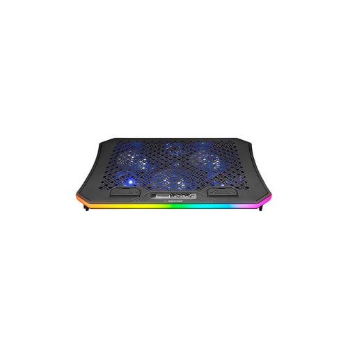 RAMPAGE AD-RC34 Metafor 6 Fanlı RGB Işıklı 10-19 inç Laptop Soğutucu Stand Siyah