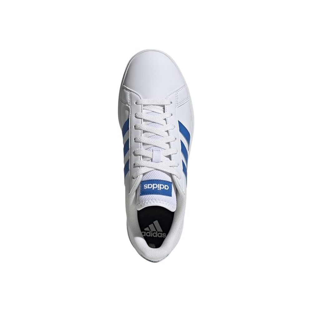 Adidas Grand Court Base 2.0 Spor Ayakkabı Erkek Beyaz - Mavi