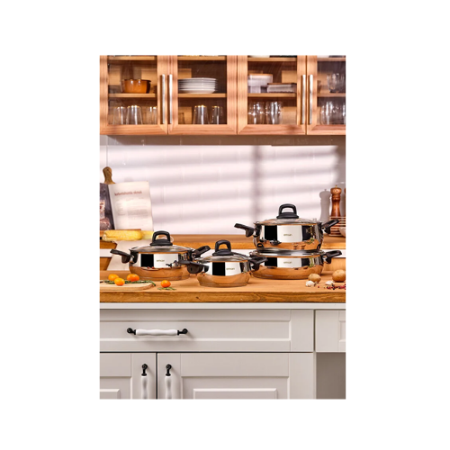 Emsan Aren 8 Parça Çelik Tencere Seti