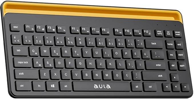 Aula AWK310 Bluetooth 4.0 Kablosuz Telefon Tablet Standlı Türkçe Q Klavye