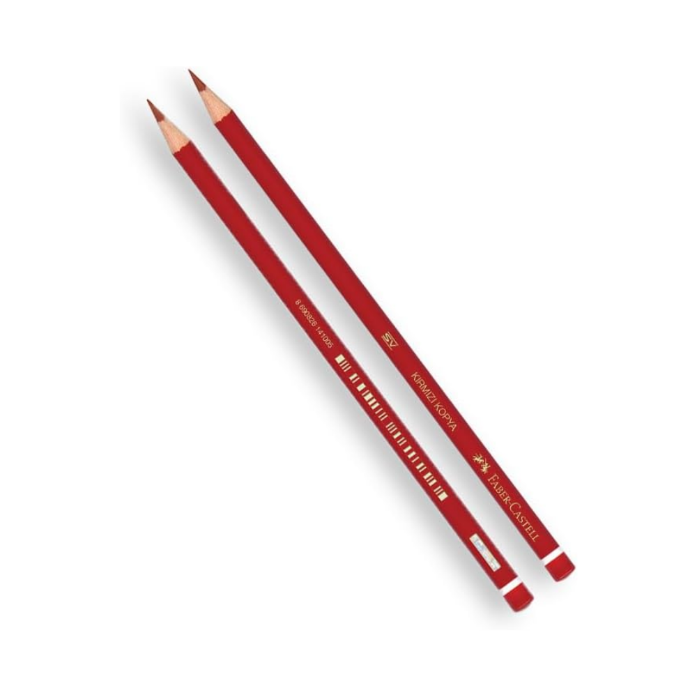 Faber-Castell 12'li Kırmızı Kopya Kalemi