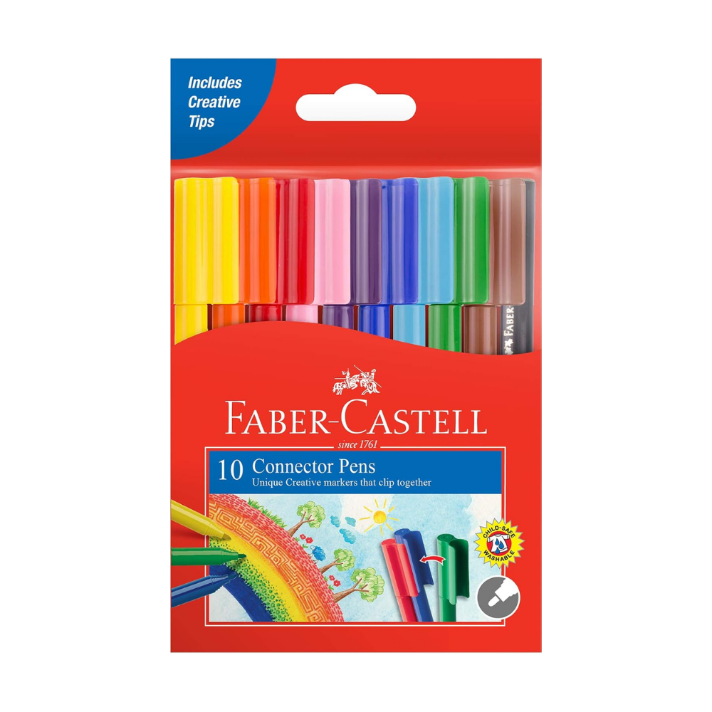 Faber-Castell Eğlenceli Keçeli Kalem 10 Renk