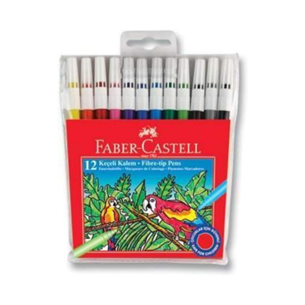 Faber-Castell Keçeli Kalem 12 Renk
