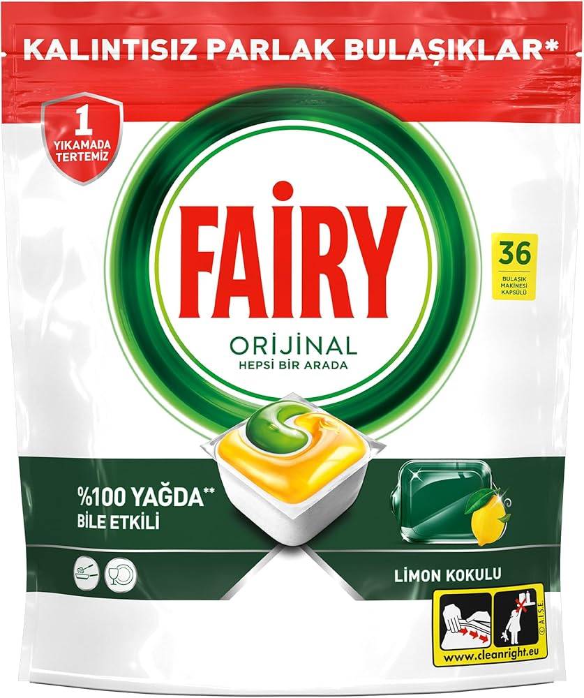 Fairy Hepsi Bir Arada Bulaşık Makinesi Tableti 36 Kapsül thumbnail