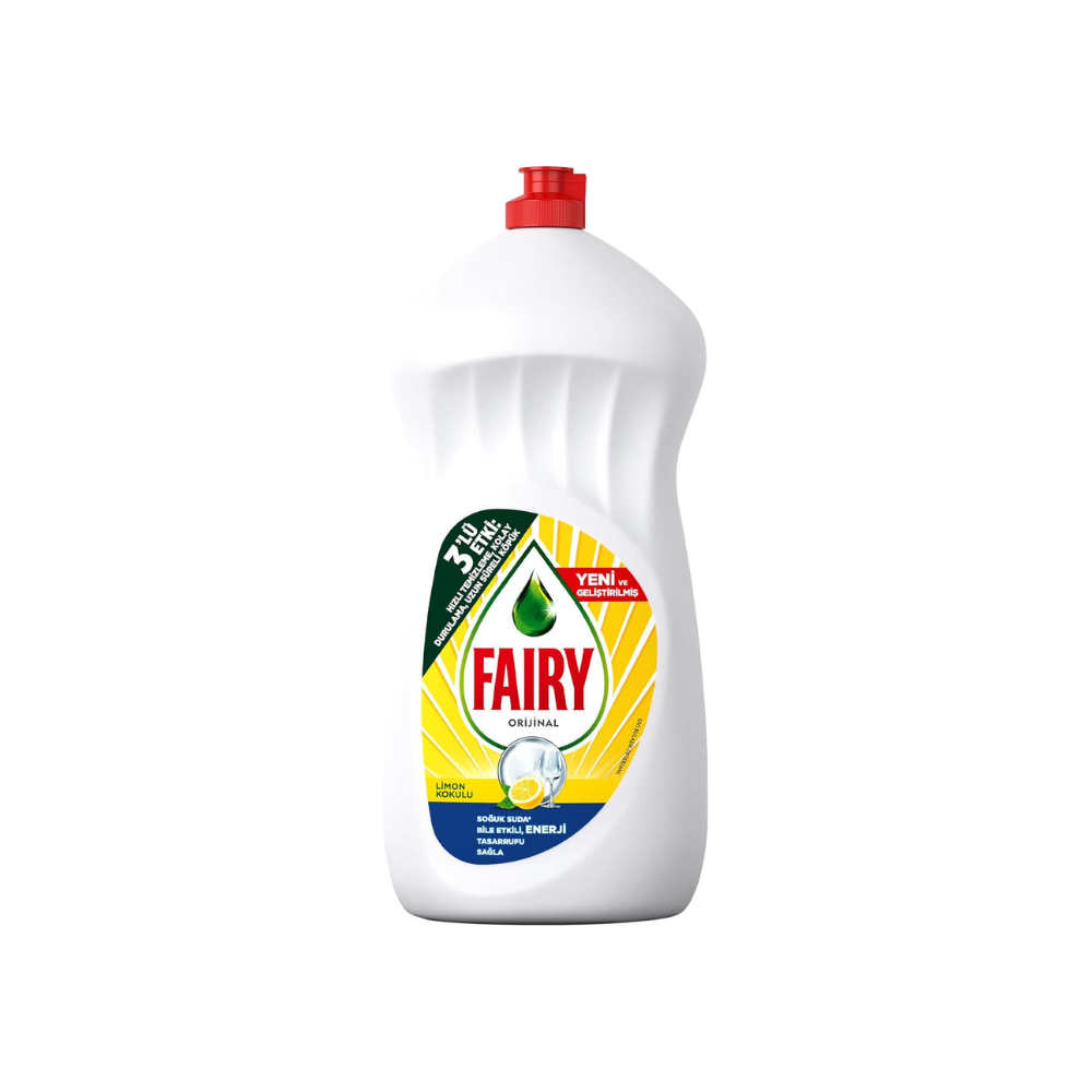 Fairy Orijinal Sıvı Bulaşık Deterjanı 1500 ml Limon Kokulu thumbnail