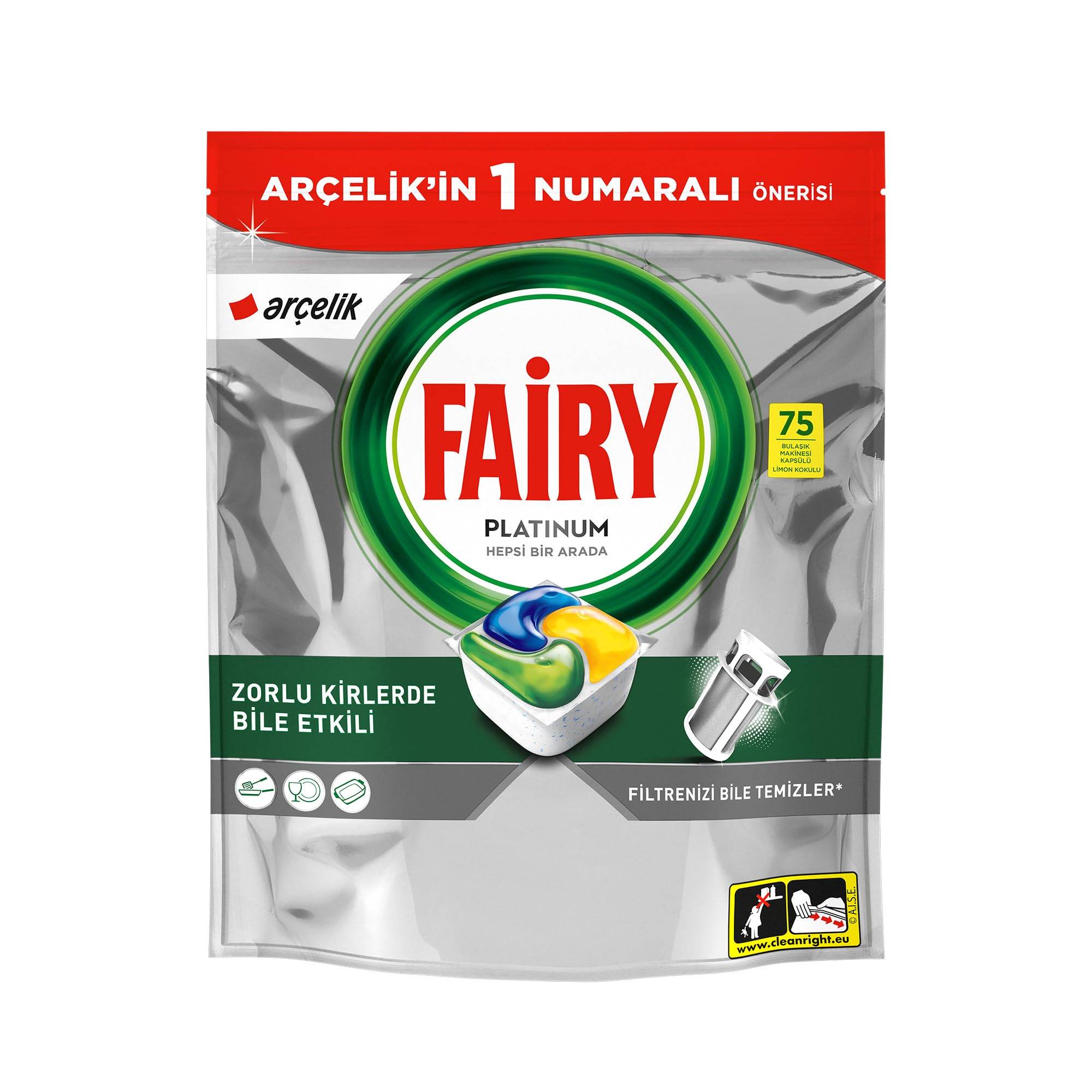 Fairy Platinum Hepsi Bir Arada (75 Kapsül) thumbnail