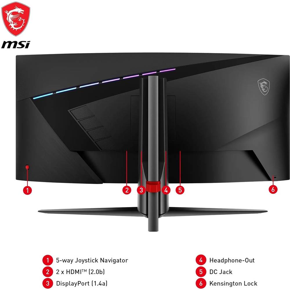 MSI MAG 345CQR 34" 1 ms 180 Hz UWQHD Gaming Monitör