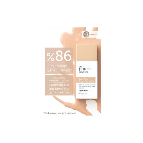 The Purest Solutions Cilt Tonu Eşitleyici & Leke Karşıtı Serum Fondöten SPF
