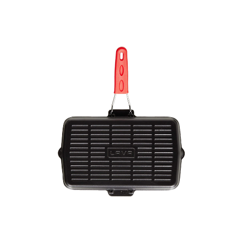 Lava Izgara Tava, Dikdörtgen, 21X36 Cm, Döküm Demir