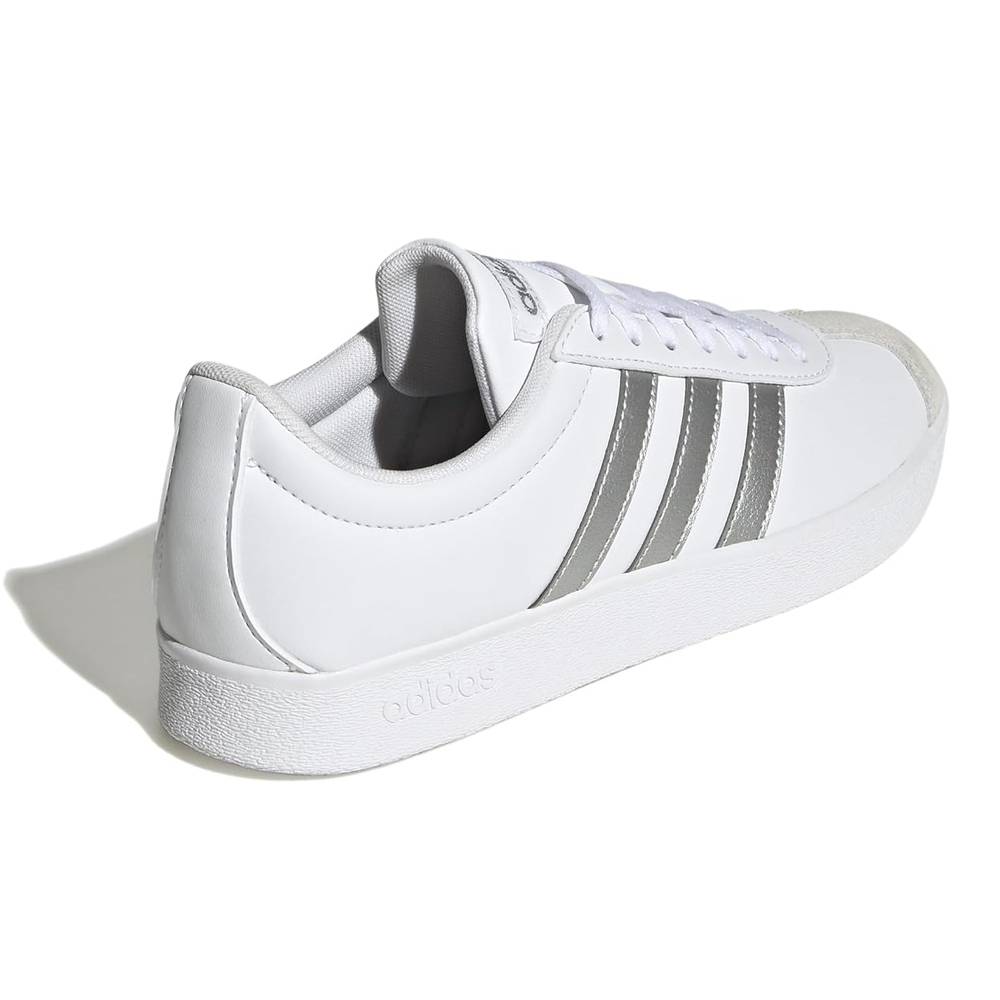 Adidas VL Court Base Spor Ayakkabı Kadın Beyaz - Gri
