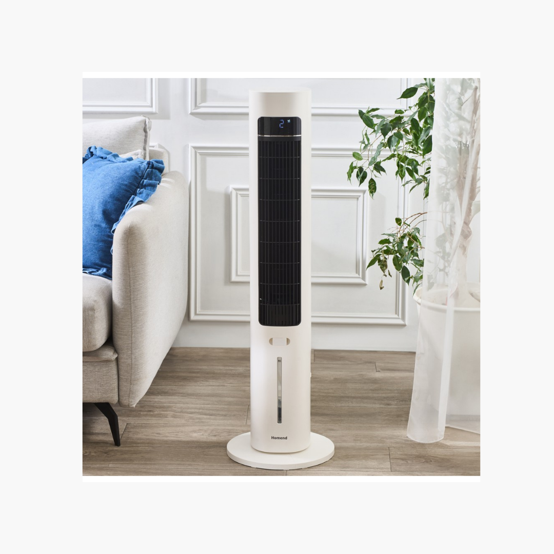 Homend Fanomen 9011h Uzaktan Kumandalı Kule Tipi Vantilatör 60w Kanatsız Su Buharı Özelliği