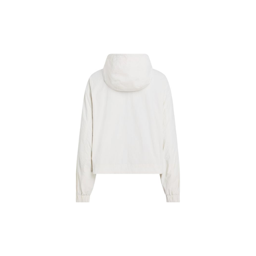 Calvin Klein Cotton Nylon Windbreaker Jacket Ceket Kadın Beyaz