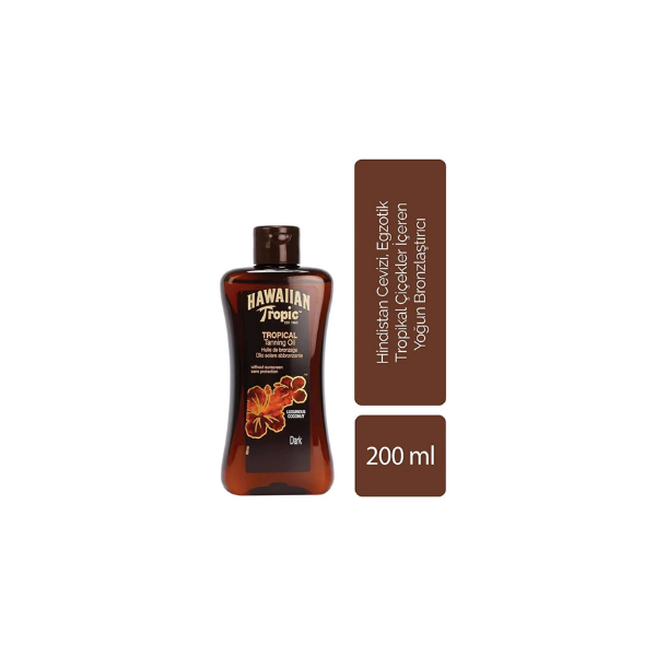Hawaiian Tropic Coconut Bronzlaştırıcı Vücut Yağı 200 ml