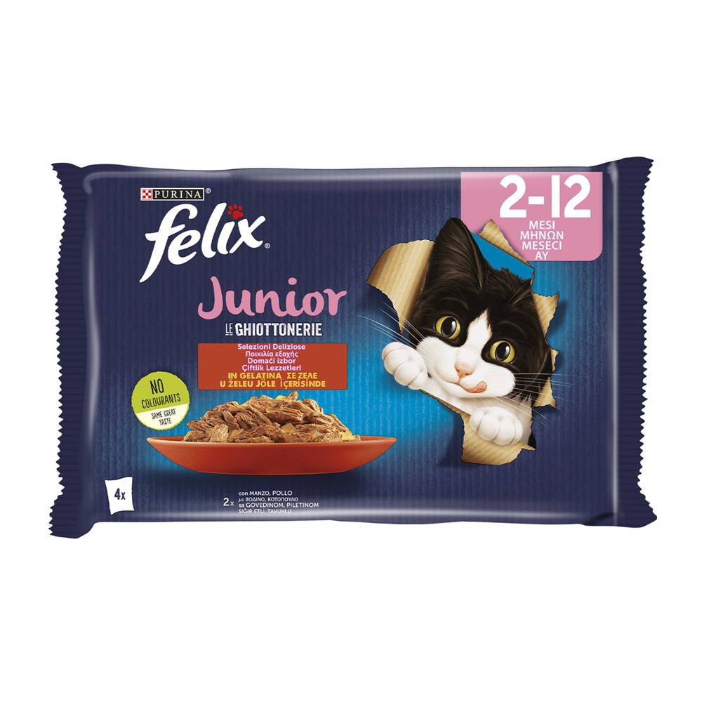 Felix Avantajlı Paket Yavru Etli Tavuklu 85 Gr x 4 Adet