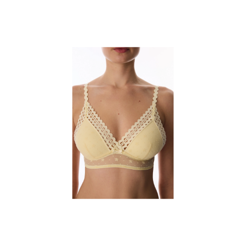Penti Sarı Luna Push Up Destekli Lace Dantel Balensiz Sütyen