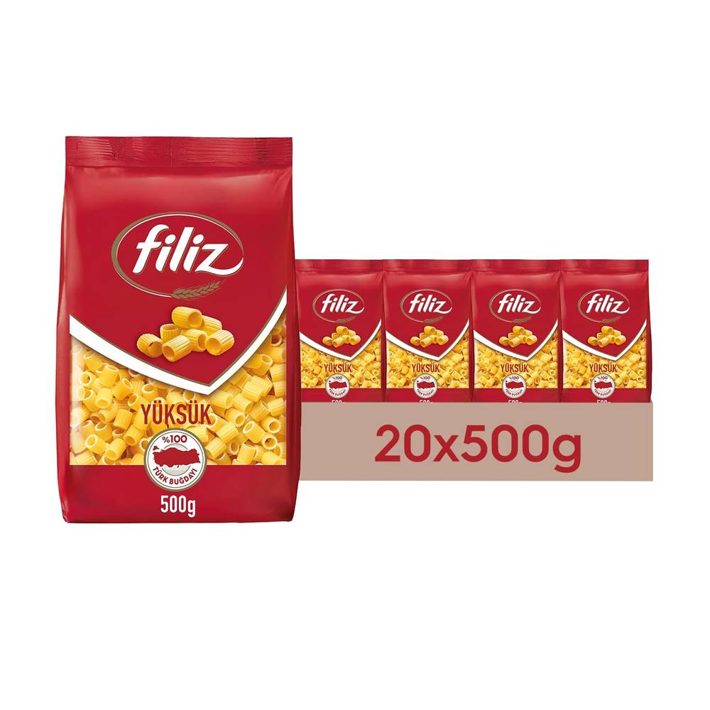 Filiz Yüksük Makarna 500 Gr X 20 Adet