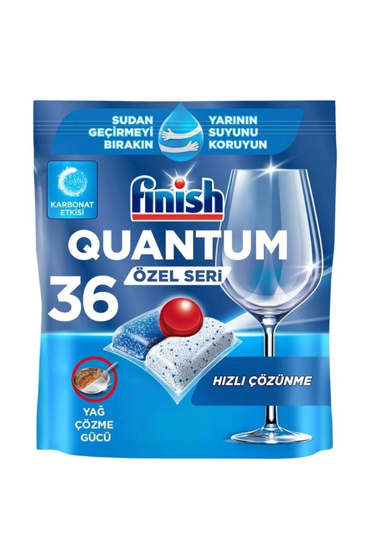 Finish Powerball Quantum Özel Seri – 36’lı Hepsi 1 Arada Bulaşık Makinesi Tableti