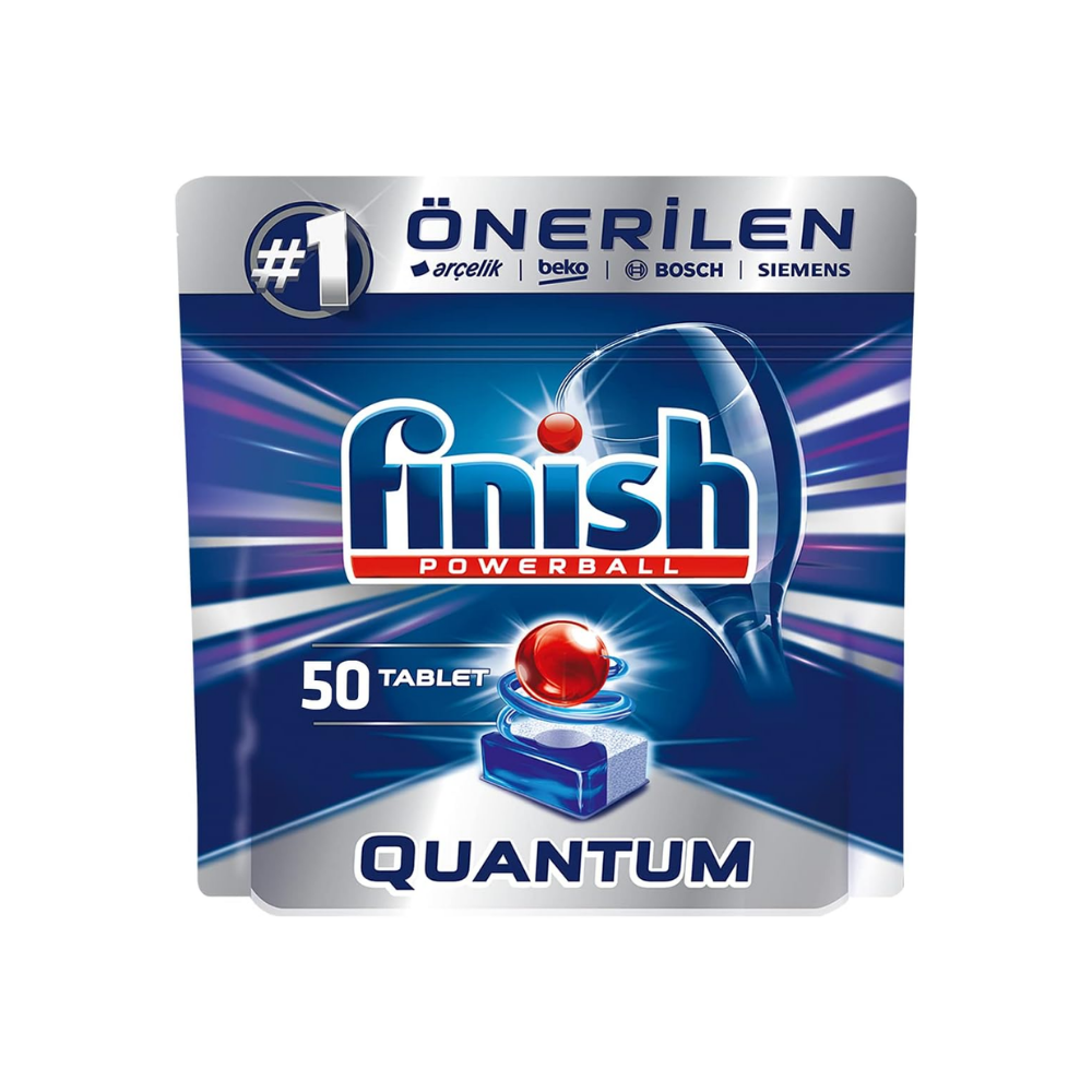 Finish Quantum 50 Kapsül Bulaşık Makinesi Deterjanı Tableti (1 x 50 Kapsül) thumbnail