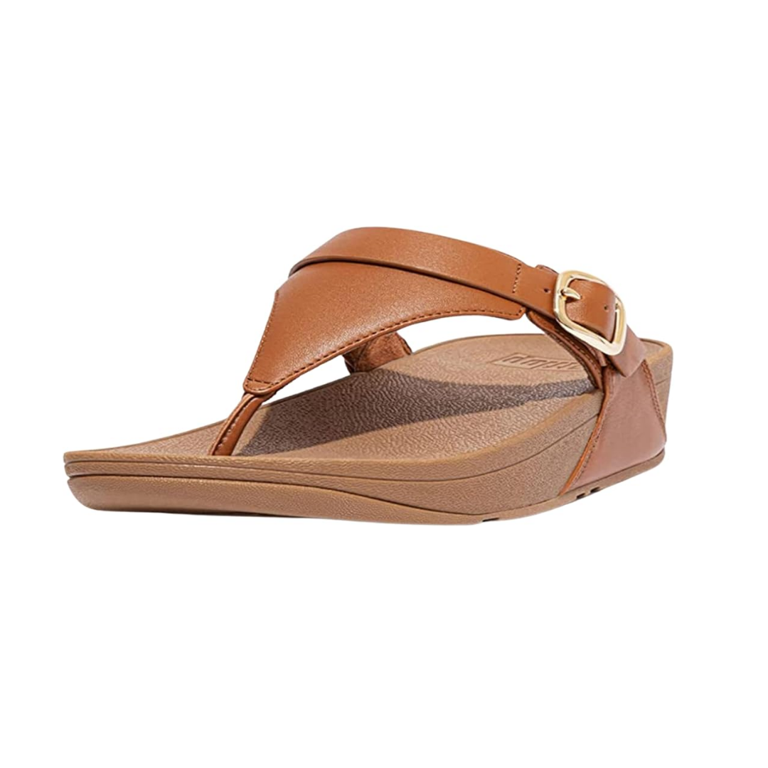 FITFLOP Lulu ayarlanabilir deri parmak postası Sandalet Kadın